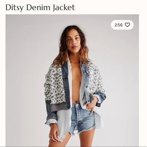 COPY - Free People Ditsy Denim Jacket